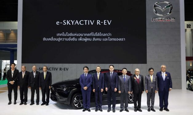 มาสด้าเผยเทคโนโลยีแห่งอนาคตรถยนต์ไฟฟ้าพลังโรตารี่ Mazda MX-30 e-SKYACTIV R-EV