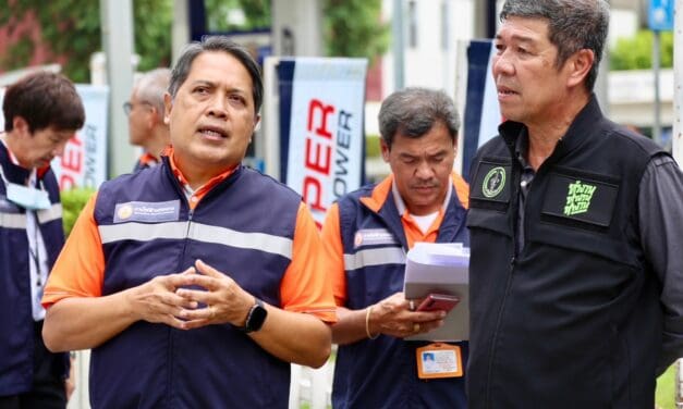 MEA ร่วม สนย. ลงพื้นที่เน้นย้ำความปลอดภัยงานก่อสร้างโครงการสายไฟฟ้าใต้ดิน แนวรถไฟฟ้าสายสีเหลือง