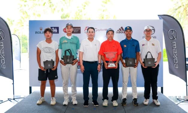 ผลการแข่งขันกอล์ฟ Mazda AJGA Thailand Junior Championship   สนามแรกเยาวชนไทยควงจีนซิวแชมป์คว้าตั๋วไปอเมริกา