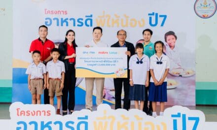 ซีพี แอ็กซ์ตร้า เดินหน้าโครงการ “อาหารดีพี่ให้น้อง” ต่อเนื่องปีที่ 7  ตั้งเป้าส่งมอบวัตถุดิบอาหารกลางวันกว่า 3 ล้านมื้อให้นักเรียน  กว่า 130 โรงเรียนใน 77 จังหวัดทั่วประเทศ