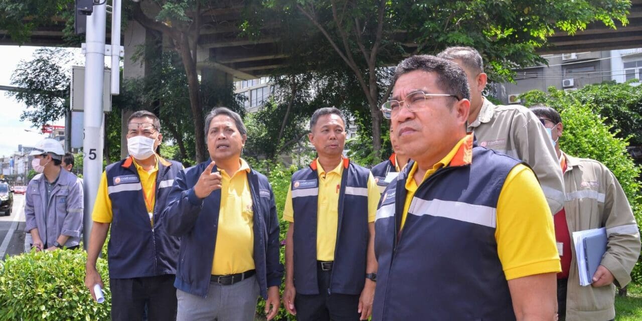 MEA ลงพื้นที่ติดตามงานก่อสร้างสายไฟฟ้าใต้ดิน มั่นใจความปลอดภัยพร้อมรองรับงานพระราชพิธี