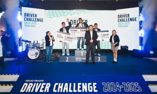 วอลโว่ ทรัคส์ ได้ตัวแทนแชมป์นักขับประเทศไทย เข้าชิงแชมป์กิจกรรม Driver Challenge บนเวทีโลก ปี 2025 