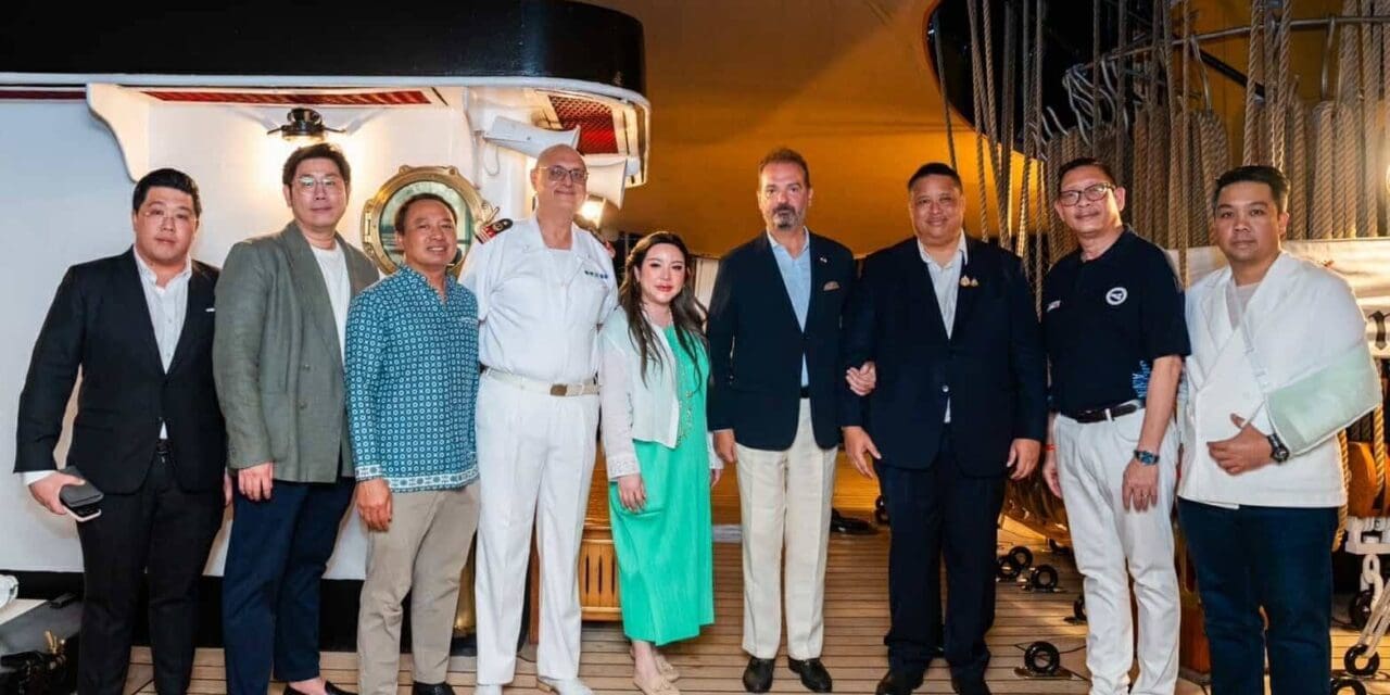 อเมริโก เวสปุชชี เรือสำเภาในตำนานจอดเทียบท่าที่ภูเก็ต กระชับความสัมพันธ์ไทย-อิตาลี