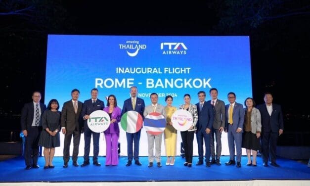 🇮🇹🇹🇭✈️ เฉลิมฉลองอย่างเป็นทางการกับการเปิดเที่ยวบินปฐมฤกษ์ครั้งแรกของสายการบิน   ITA Airways บินตรงจากกรุงโรมสู่กรุงเทพฯ 