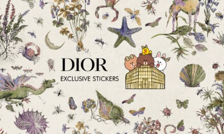 DIOR ร่วมกับ LINE เปิดตัว 2 สติกเกอร์ LINE FRIENDS เซตสุดเอ็กซ์คลูซีฟ  ฉลองเปิดตัว Dior Gold House