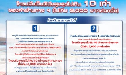 “วิ่งฟรี ส่งท้ายปีเก่า-ต้อนรับปีใหม่” การทางพิเศษฯ ยกเว้นค่าผ่านทางพิเศษ 3 สายทาง อำนวยความสะดวก-ลดภาระค่าใช้จ่ายในการเดินทางในช่วงเทศกาลปีใหม่ 2568