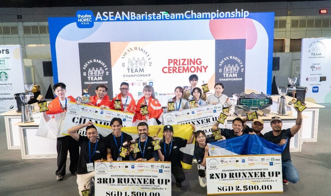 การแข่งขันชิงแชมป์ทีมบาริสต้าอาเซียน 2025 กลับมาที่กรุงเทพฯ ในเดือนมีนาคมนี้ โดยจัดร่วมกับ THAIFEX – HOREC Asia