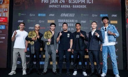 ศึกใหญ่แห่งปี! บอสใหญ่ชาตรี นำทัพนักกีฬาแถลงข่าว ONE 170 “ตะวันฉาย VS ซุปเปอร์บอน” จากสังเวียนสู่ภาพยนตร์ฮอลลีวูดฟอร์มยักษ์