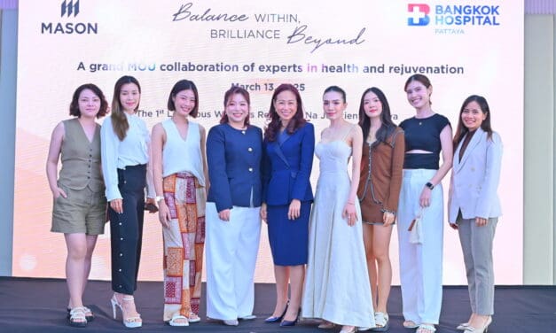 เมสันจับมือโรงพยาบาลกรุงเทพพัทยา  เปิดแคมเปญ Balance within, Brilliance Beyond 