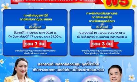 “กทพ. เตรียมเปิดทางด่วน 5 สาย ฟรี! รับสงกรานต์ 2568 เพื่ออำนวยความสะดวก  และลดภาระค่าใช้จ่ายของประชาชน ในช่วงเทศกาลสงกรานต์ 2568”