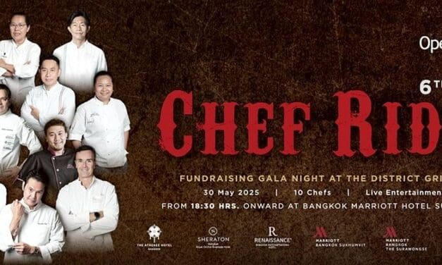 ภารกิจ Chef Riders ครั้งที่ 6 – รวมพลังเชฟชั้นนำจากโรงแรมในเครือแมริออททั่วกรุงเทพฯ เพื่อร่วมภารกิจสร้างรอยยิ้มให้เด็กด้อยโอกาส ณ เดอะ ดิสทริคท์ กริลล์ รูม แอนด์ บาร์