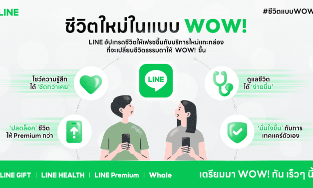 LINE ฉลอง 14 ปีเปิดแนวคิด “ชีวิตใหม่ในแบบ WOW!”  เตรียมเปิด 4 บริการใหม่ พร้อมชูแพลตฟอร์มเพื่อสังคมที่ยั่งยืน