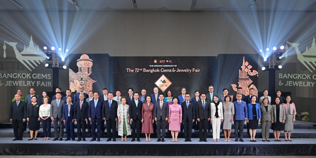 มหกรรมอัญมณีและเครื่องประดับ ‘บางกอกเจมส์’ ครั้งที่ 72 สุดอลังการ  ดันเงินสะพัดกว่า 3,500 ล้านบาท
