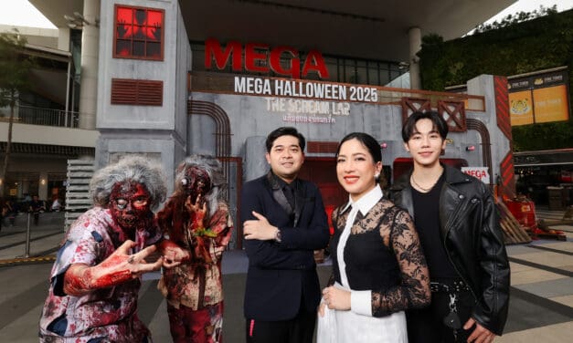 เมกาบางนา เปิดแล็บหลอนต้อนรับเทศกาลฮาโลวีนสุดยิ่งใหญ่  ในงาน “MEGA HALLOWEEN 2025 ตอน THE SCREAM LAB แล็บสยองซ่อนกรี๊ด”  ท้าทายกับภารกิจลึกลับ ที่จะทำให้คุณกรี๊ดจนลืมหายใจ!  วันที่ 1 – 31 ต.ค. 68 ที่ศูนย์การค้าเมกาบางนา