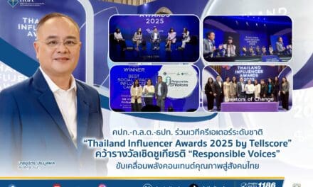 สำนักงาน คปภ. เข้าร่วมงาน “Thailand Influencer Awards 2025 by Tellscore” ซึ่งจัดโดย บริษัท เทลสกอร์ จำกัด ผู้นำด้านแพลตฟอร์ม Influencer Marketing Automation