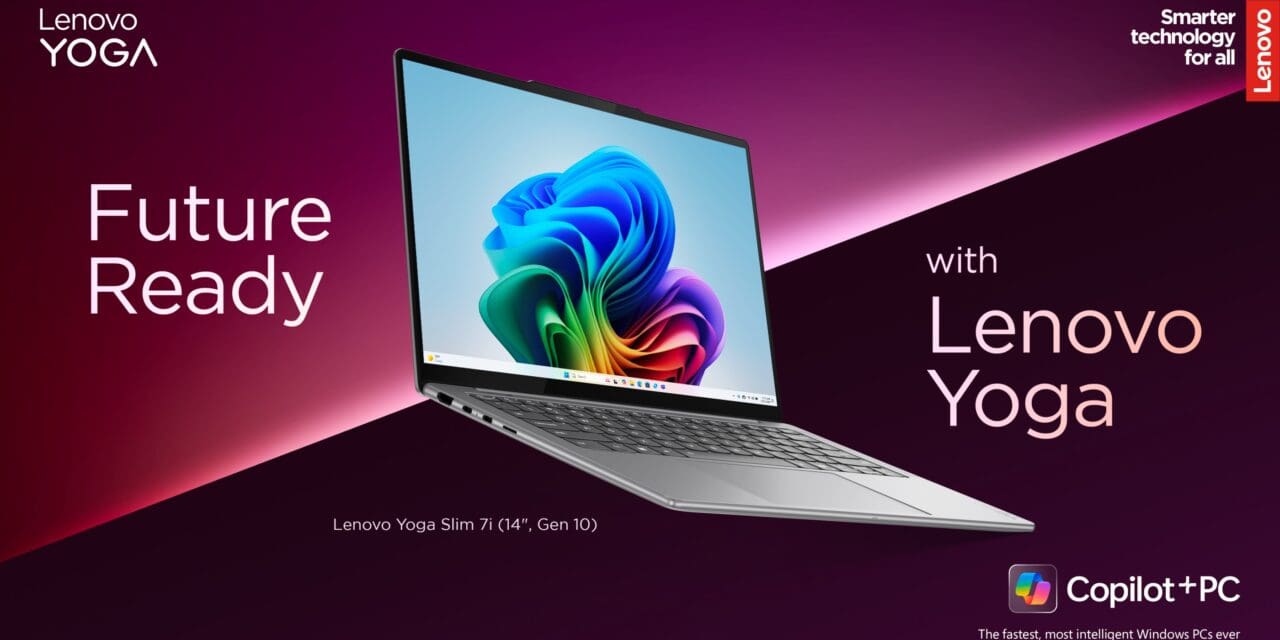 เลอโนโวชวนคนไทยร่วมค้นหาความพร้อมในการใช้งาน AI กับแคมเปญ Future Ready with Lenovo Yoga