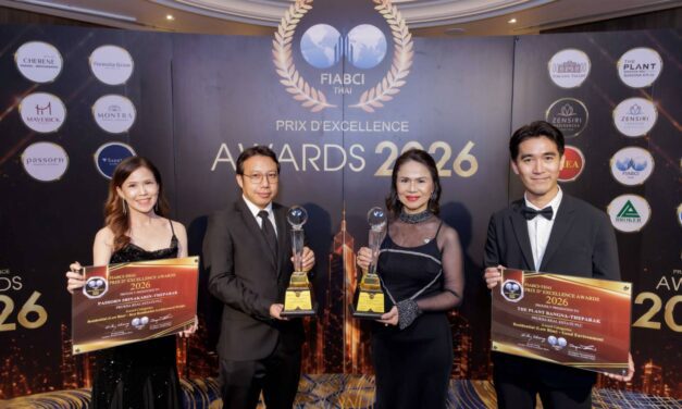 “พฤกษา” ต่อยอดความสำเร็จแนวคิด Lifetime Well-Living พา 2 โครงการคุณภาพ ภัสสร ศรีนครินทร์ – เทพารักษ์ และเดอะ แพลนท์ บางนา เทพารักษ์  คว้า 2 รางวัลใหญ่ จากเวทีระดับสากล “FIABCI – Thai Prix D’ Excellence Awards 2026”