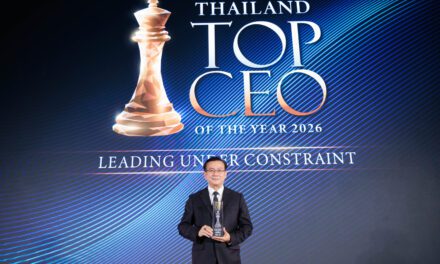 ดร.สมพร สืบถวิลกุล รับรางวัล “THAILAND TOP CEO OF THE YEAR 2026”   เชิดชูผู้นำวิสัยทัศน์ ขับเคลื่อนองค์กรสู่ความเป็นเลิศอย่างยั่งยืน