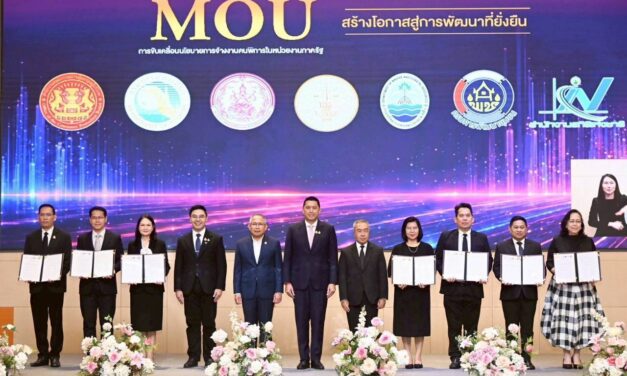 พม. ผนึกกำลัง 6 หน่วยงานรัฐ ลงนาม MOU เดินหน้าจ้างงานคนพิการ สร้างสังคมอยู่ดี มีโอกาส เพื่อคนพิการไทยทุกคน 