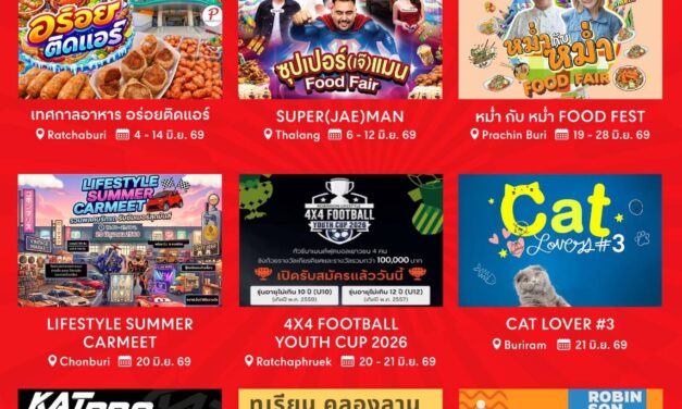 โรบินสันไลฟ์สไตล์ ชวนสาดสีสันความสุขทั่วไทย พร้อมเสิร์ฟกิจกรรมไฮไลต์  ตอบโจทย์ทุกเจเนเรชัน สนุกครบทุกภาค ตลอดเดือนมิถุนายนนี้