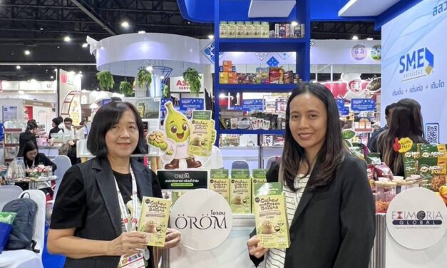 OROM (โอรอม) ผลิตภัณฑ์เครื่องดื่มแพลนต์เบสจากมะม่วงหิมพานต์และกล้วยน้ำว้าดิบ ได้รับความสนใจจากผู้ประกอบการทั้งในประเทศและต่างประเทศ หลังเปิดตัวในงาน THAIFEX – Anuga Asia 2026