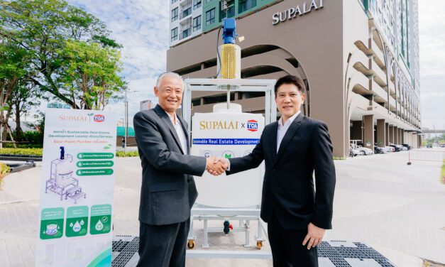 SUPALAI X TOA เปิดตัวนวัตกรรมถังบำบัดน้ำล้างสี (Eco-Paint Purifier) รายแรกในไทย   ยกระดับ Green Ecosystem ชูผู้นำ Sustainable Real Estate Development