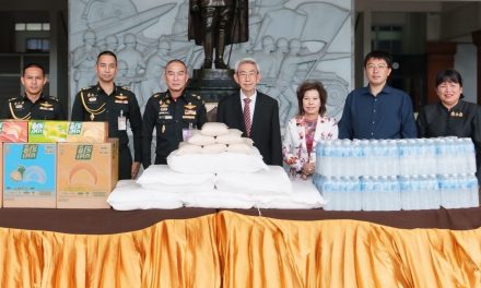 สมาคมแต้จิ๋วแห่งประเทศไทย มอบสิ่งของช่วยเหลือผู้ประสบอุทกภัยภาคเหนือ