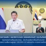 ปลัดกระทรวงการคลัง – เลขาธิการ คปภ. แจงหลักเกณฑ์ “ประกันภัยพิบัติแห่งชาติ” คุ้มครองบ้านเรือนประชาชน 30 ล้านหลังคาเรือนทั่วประเทศ ชดเชยความเสียหายสูงสุด 100,000 บาท พร้อมเปิด 4 ช่องทางแจ้งเคลม