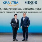 ซีพี แอ็กซ์ตร้า จับมือ ไมเนอร์ ฟู้ด เปิดตัว Corporate Franchisee Model ครั้งแรก  ผนึกกำลังขับเคลื่อน Happy & Healthy Mall สู่การเป็น Food & Lifestyle Destination