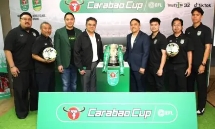 คาราบาว ประกาศต่อสัญญา  Carabao Cup อีก 3 ปี  สยายปีกเครื่องดื่มระดับโลก  พร้อมผนึกกำลังกับไทยรัฐทีวี และ TikTok ถ่ายทอดสด Carabao Cup 2023/24 ให้คนไทยได้ชมฟรี