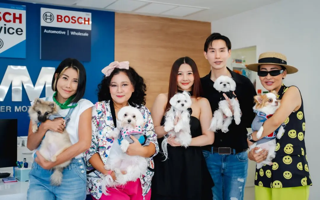 MMS ศูนย์บริการฯ แห่งแรกในรูปแบบ Pet Friendly Service ต้อนรับ ‘พี่จวง’ จุ๊บแจง-วิมลพันธ์ จากละครดัง ‘พรหมลิขิต’ พร้อมเหล่าอินฟลูฯ นำน้องหมาและรถยนต์คู่ใจ เข้ารับบริการ   