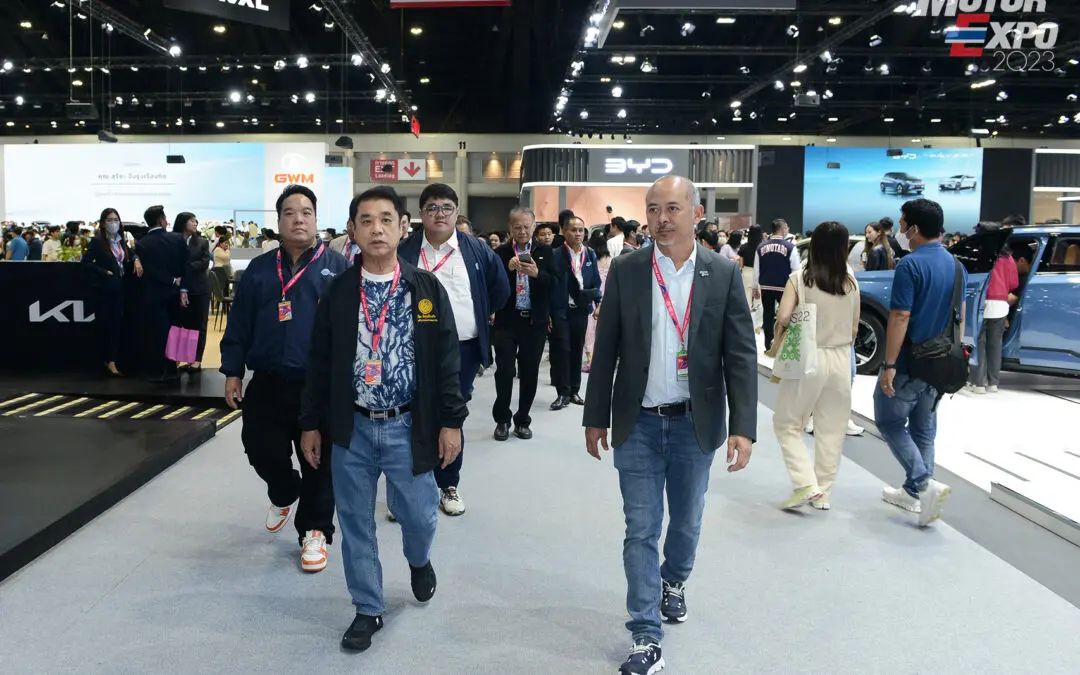 รัฐมนตรีว่าการกระทรวงคมนาคม  เยี่ยมชมงาน MOTOR EXPO 2023