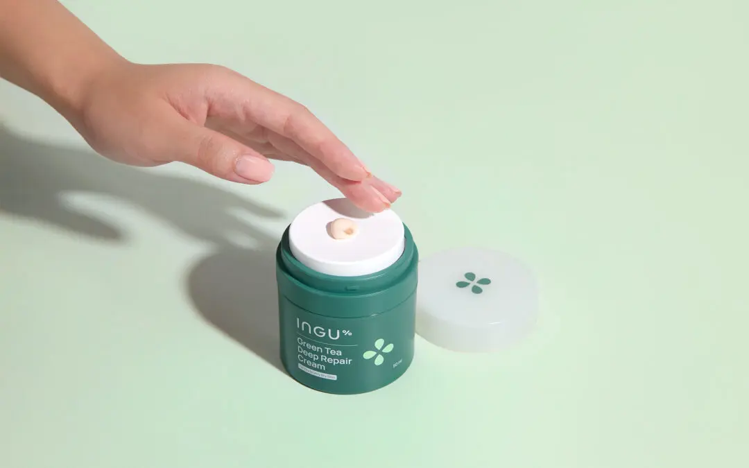 เติมความชุ่มชื่นให้ผิวดูอิ่มน้ำ สวยสุขภาพดี ด้วยผลิตภัณฑ์ GREEN TEA DEEP REPAIR CREAM จากแบรนด์อิงกุ
