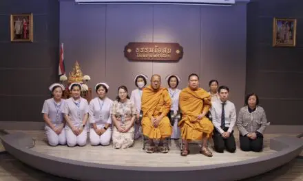 โรงพยาบาลหัวเฉียว จัดบรรยายธรรมะเรื่อง “สุขในงานเบิกบานในชีวิต” ในโครงการธรรมโอสถ