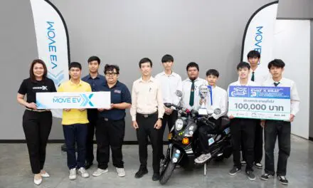 MOVE EV X สนับสนุนการใช้พลังงานสะอาด