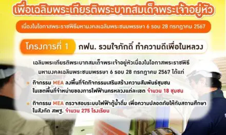 MEA จัดกิจกรรมร่วมเฉลิมพระเกียรติพระบาทสมเด็จพระเจ้าอยู่หัว เนื่องในโอกาสพระราชพิธีมหามงคลเฉลิมพระชนมพรรษา 6 รอบ 28 กรกฎาคม 2567 