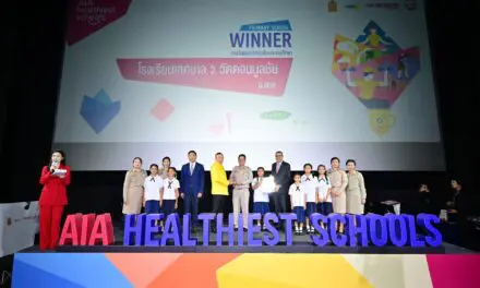 เอไอเอ ประเทศไทย มอบรางวัลเชิดชูเกียรติแก่โรงเรียนที่ชนะเลิศในโครงการ  “สุดยอดโรงเรียนสุขภาพดี – AIA Healthiest Schools ปีที่ 2”