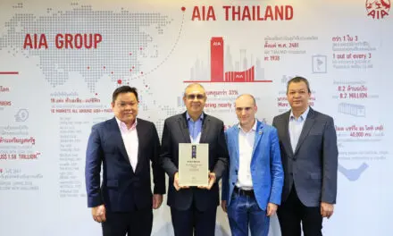 เอไอเอ ประเทศไทย คว้ารางวัล Asia Pacific Property Awards 2024-2025 สาขาสถาปัตยกรรมที่มีการใช้สอยแบบผสมผสานยอดเยี่ยมจากอาคารเอไอเอ อีสต์ เกตเวย์ (AIA East Gateway)