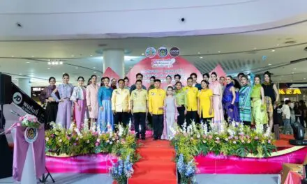 พิธีเปิดงานมหกรรมผ้าทอมือแฟชั่นสิ่งทอและผลิตภัณฑ์พื้นถิ่นสู่สากล โครงการ  : ขับเคลื่อนแพรพรรณลุ่มภูสู่การเป็นเมืองแฟชั่นผ้าทอพื้นเมือง วันที่ ๒๗ กันยายน ๒๕๖๗ ณ เซ็นทรัล เวสต์เกต จังหวัดนนทบุรี