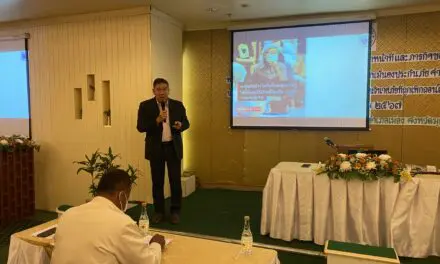 กองทุนประกันวินาศภัย จัดโครงการบรรยายความรู้เกี่ยวกับบทบาท หน้าที่ และภารกิจของกองทุนฯ พร้อมทั้งวิธีและขั้นตอนในการยื่นขอรับชำระหนี้ของบริษัท สินมั่นคงประกันภัย จำกัด (มหาชน) ให้แก่ ตัวแทน – นายหน้าประกันภัย และผู้มีส่วนได้ส่วนเสียจากบริษัทประกันวินาศภัยที่ถูกเพิกถอนใบอนุญาต จังหวัดมุกดาหาร