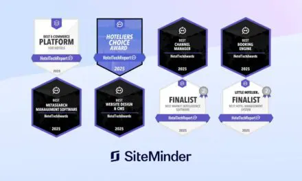 SiteMinder ตอกย้ำความเป็นผู้นำในงาน HotelTechAwards ปี 2568  โดยเฉพาะด้านอีคอมเมิร์ซสำหรับโรงแรม