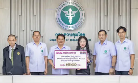 มูลนิธิอิออนประเทศไทย มอบทุนหลักสูตรปริญญาโทสาขาการป้องกันควบคุมโรคเขตเมืองต่อเนื่องปีที่สอง แก่มูลนิธิป้องกันควบคุมโรคเขตเมือง