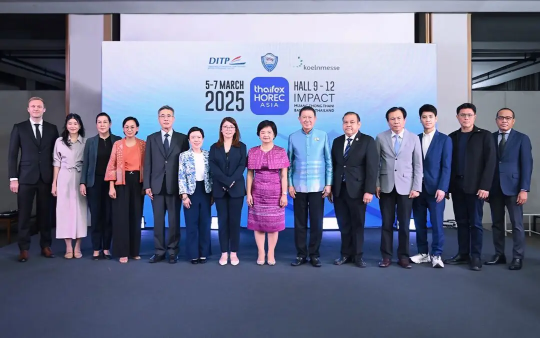 พาณิชย์ DITP จับมือ TCC และ KM  สานต่อความสำเร็จ เดินหน้าจัดงาน THAIFEX – HOREC ASIA 2025 คาดเงินสะพัดกว่า 4 พันล้านบาท