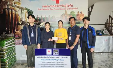 BAM ร่วมกับสภากาชาดไทย  จัดทำโครงการ HOME & HOPE ต่อเนื่องปีที่ 5  มอบเงินสร้างบ้านให้กับผู้ด้อยโอกาส จังหวัดสุโขทัย