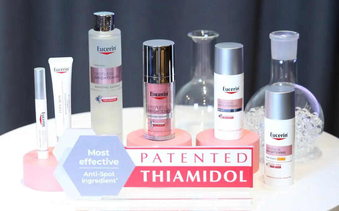 Eucerin แบรนด์เวชสำอางอันดับ 1* เพื่อผิวกระจ่างใส ชู THIAMIDOL® นวัตกรรมลดฝ้าแดดและทุกรอยดำ ที่แพทย์ผิวหนังแนะนำอันดับ 1* พร้อมเปิดตัว Spotless Brightening Boosting Essence  ผลิตภัณฑ์ใหม่ล่าสุด ตอกย้ำตำแหน่ง No.1 Brightening Selling Brand in Thailand