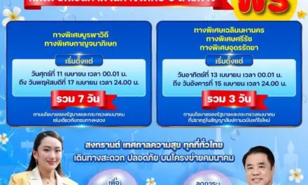 “กทพ. เตรียมเปิดทางด่วน 5 สาย ฟรี! รับสงกรานต์ 2568 เพื่ออำนวยความสะดวก  และลดภาระค่าใช้จ่ายของประชาชน ในช่วงเทศกาลสงกรานต์ 2568”