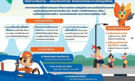 ปภ. จับมือ กฟน. ร่วมสร้าง “สงกรานต์ปลอดภัย” เดินทางกลับบ้าน – เล่นน้ำสงกรานต์อย่างไร ให้ปลอดภัยและห่างไกลอุบัติเหตุ