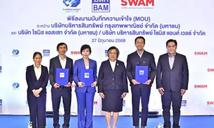 BAM ผนึกกลุ่ม SA ยักษ์อสังหาฯ ชั้นนำของเมืองไทย  บริหารจัดการ NPL-NPA แบบครบวงจร เสริมแกร่งธุรกิจ! สร้างมูลค่าเพิ่มสินทรัพย์