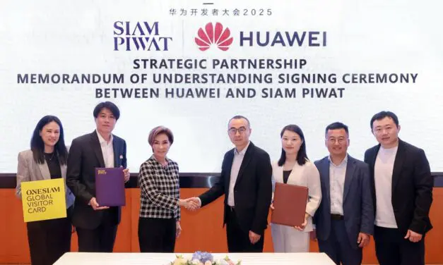 ถอดรหัสเบื้องหลัง การผนึกพลังข้ามชาติของ สยามพิวรรธน์ และ Huawei  ดึงนักท่องเที่ยวคุณภาพขับเคลื่อนเศรษฐกิจ ดันไทยสู่จุดหมายปลายทางระดับโลก