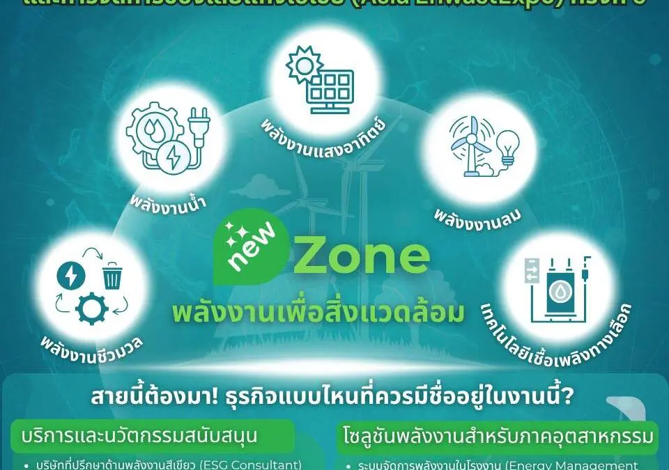 ส.อ.ท.จับมือพันธมิตร จัดงานใหญ่       EnwastExpo 2026 ปีที่3 ชูแนวคิด“ขับเคลื่อนเอเชีย สู่เศรษฐกิจสีเขียว” รวมสุดยอดนวัตกรรมสิ่งแวดล้อม–พลังงานหมุนเวียน และการจัดการของเสียจากทั่วโลก
